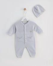 Charger l&#39;image dans la galerie, 7390 Baby Boy White  Knitted Romper (Pack4)
