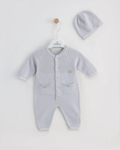 Load image into Gallery viewer, 7390 Boys Beige Knitted Romper (Pack4)
