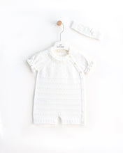 Charger l&#39;image dans la galerie, 7392 Baby Girls White Romper (Pack 4)
