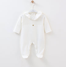 Load image into Gallery viewer, 12709-B Girls Beige Babygrow
