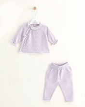 Load image into Gallery viewer, 8454 Girls Lilac Knitted Trousers Set (Pack of 4)
