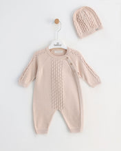 Cargar imagen en el visor de la galería, 7388 Beige Knitted Romper (Pack4)
