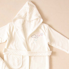 Load image into Gallery viewer, 12804-W. White with Pink  Bathrobes for Newborn (Gift Set)

