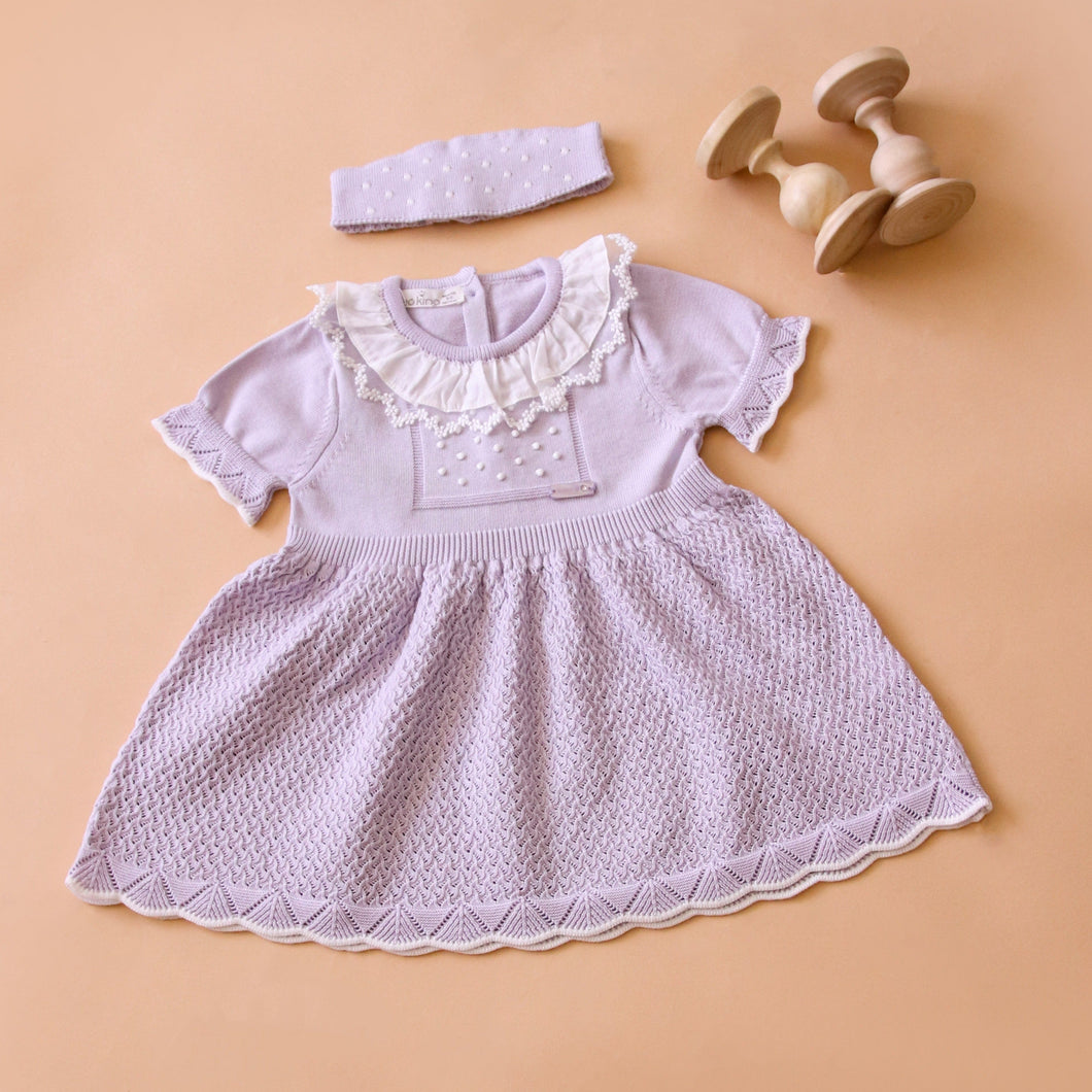 5351-L Lilac Knitted Dress (Pack of 4)