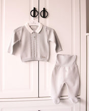 Load image into Gallery viewer, 10815 Grey Newborn Babygrow 2 pcs (Pack of 4)
