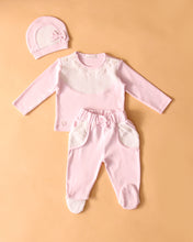 Charger l&#39;image dans la galerie, 12404 Pink Newborn Babygrow 3 pcs (Pack of 4)
