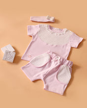 Charger l&#39;image dans la galerie, 12304-Beige Baby Girls Short Set (Pack 4)
