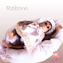 Cargar imagen en el visor de la galería, 36401 Lola Reborn Monkey Glam Pink Spanish Outfit
