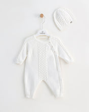 Cargar imagen en el visor de la galería, 7388 Baby Blue Knitted Romper (Pack4)
