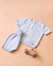 Load image into Gallery viewer, 8438 Boys Grey Knitted Short Set (pack of 4)
