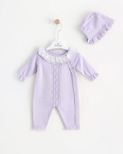 Load image into Gallery viewer, 7386 Girls Lilac Knitted Romper  (Pack 4)
