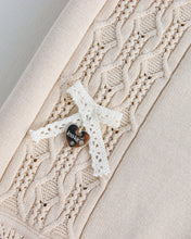 Load image into Gallery viewer, 6361 Beige Knitted Blanket /Shawl
