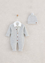 Cargar imagen en el visor de la galería, 9327 Boy Beige Romper Suit with body vest and Hat (Pack of 4)
