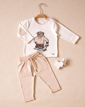 Load image into Gallery viewer, 8417- Ivory with Beige  Boys Trousers Set
