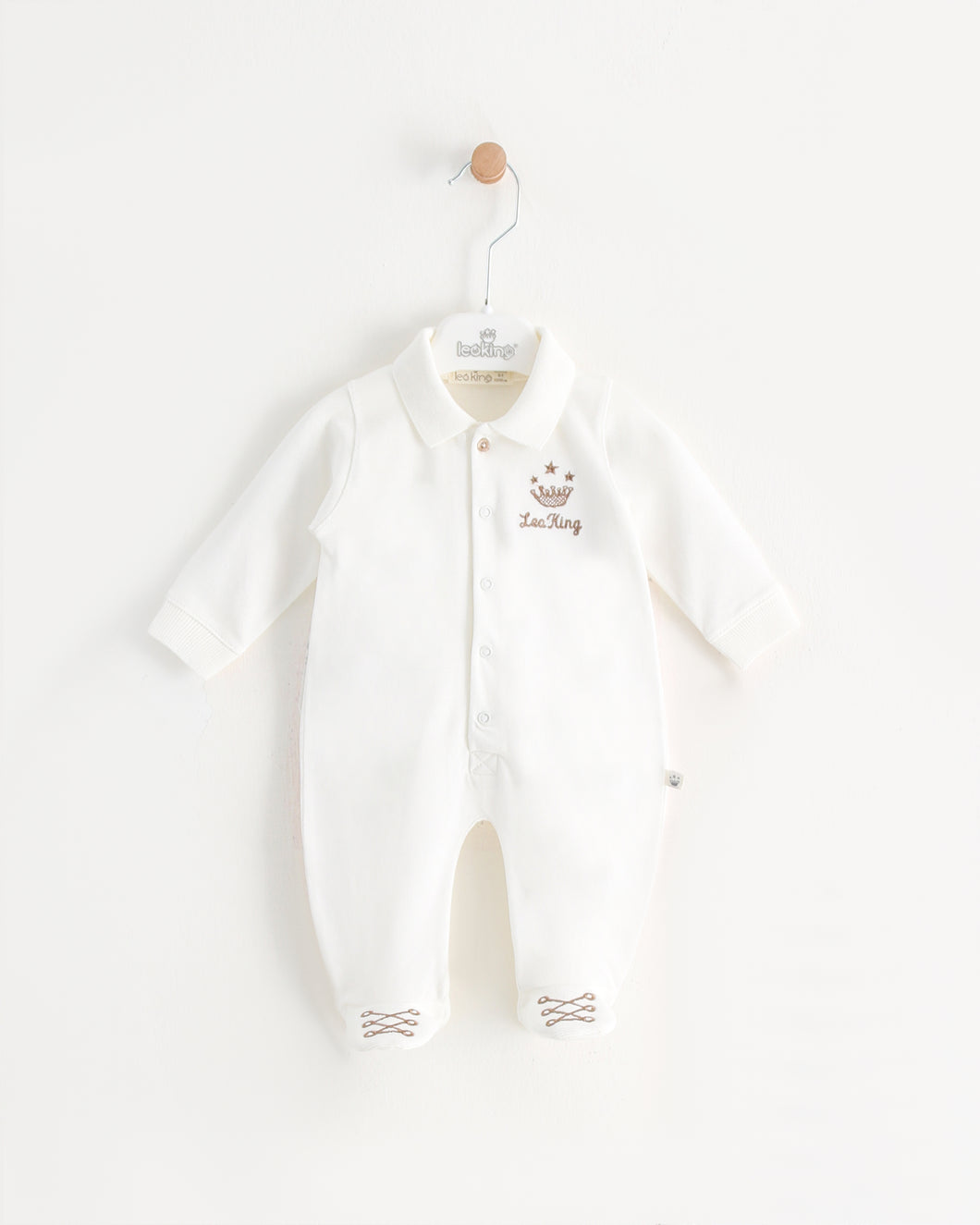 12714  Boys White Babygrow (Pack 4)