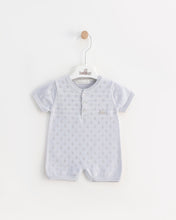 Load image into Gallery viewer, 7385 Boys Baby Blue Romper (Pack of 4)
