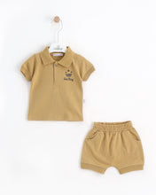 Load image into Gallery viewer, 12307 Boys Mustard Short Set (pack of 4)
