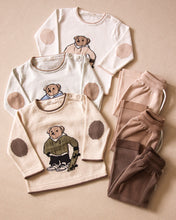 Load image into Gallery viewer, 8417- Ivory with Beige  Boys Trousers Set
