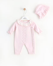 Charger l&#39;image dans la galerie, 7386 Girls Pink Knitted Romper  (Pack 4)
