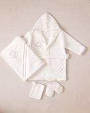 Load image into Gallery viewer, 12801-W. White  Bathrobes for Newborn (Gift Set)
