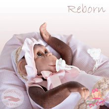 Cargar imagen en el visor de la galería, 36401 Lola Reborn Monkey Glam Pink Spanish Outfit
