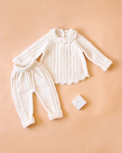 Charger l&#39;image dans la galerie, 9564-I  Girls Ivory Knitted Set (Pack 4)
