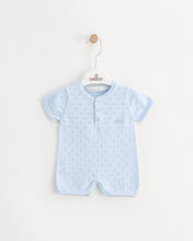 Load image into Gallery viewer, 7385 Boys Baby Blue Romper (Pack of 4)
