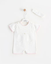 Charger l&#39;image dans la galerie, 7400 Baby Girls Beige Romper (Pack 4)
