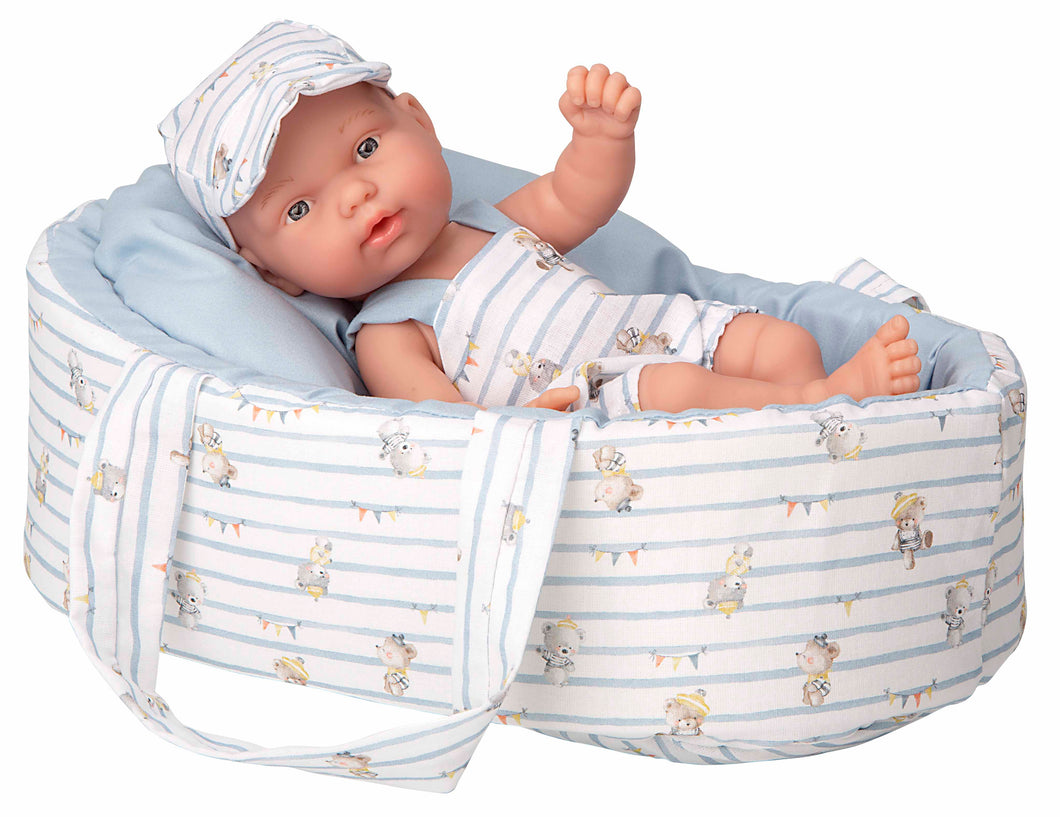 60895 Elegance Pillines Blue Crib