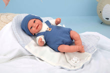 Cargar imagen en el visor de la galería, 60900 Blue Babyo  Elegance Doll (WEIGHTED DOLL)
