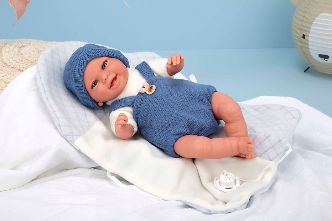 60900 Blue Babyo  Elegance Doll (WEIGHTED DOLL)