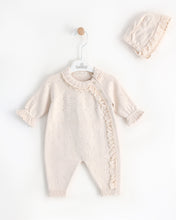 Load image into Gallery viewer, 7389 Girls Pink Knitted Romper
