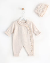 Load image into Gallery viewer, 7389 Girls Beige Knitted Romper  (Pack 4)
