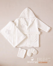 Load image into Gallery viewer, 12801-W. White  Bathrobes for Newborn (Gift Set)
