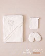 Load image into Gallery viewer, 12801-W. White  Bathrobes for Newborn (Gift Set)
