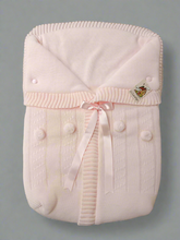 Cargar imagen en el visor de la galería, 3187 White with white Pompom Sleeping Bag
