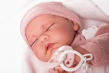 Load image into Gallery viewer, 33018 Luna Newborn Soft Bodied Sleeping Baby Doll
