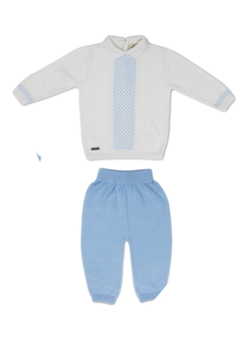 8377 Boys Knitted 2 Pcs Set