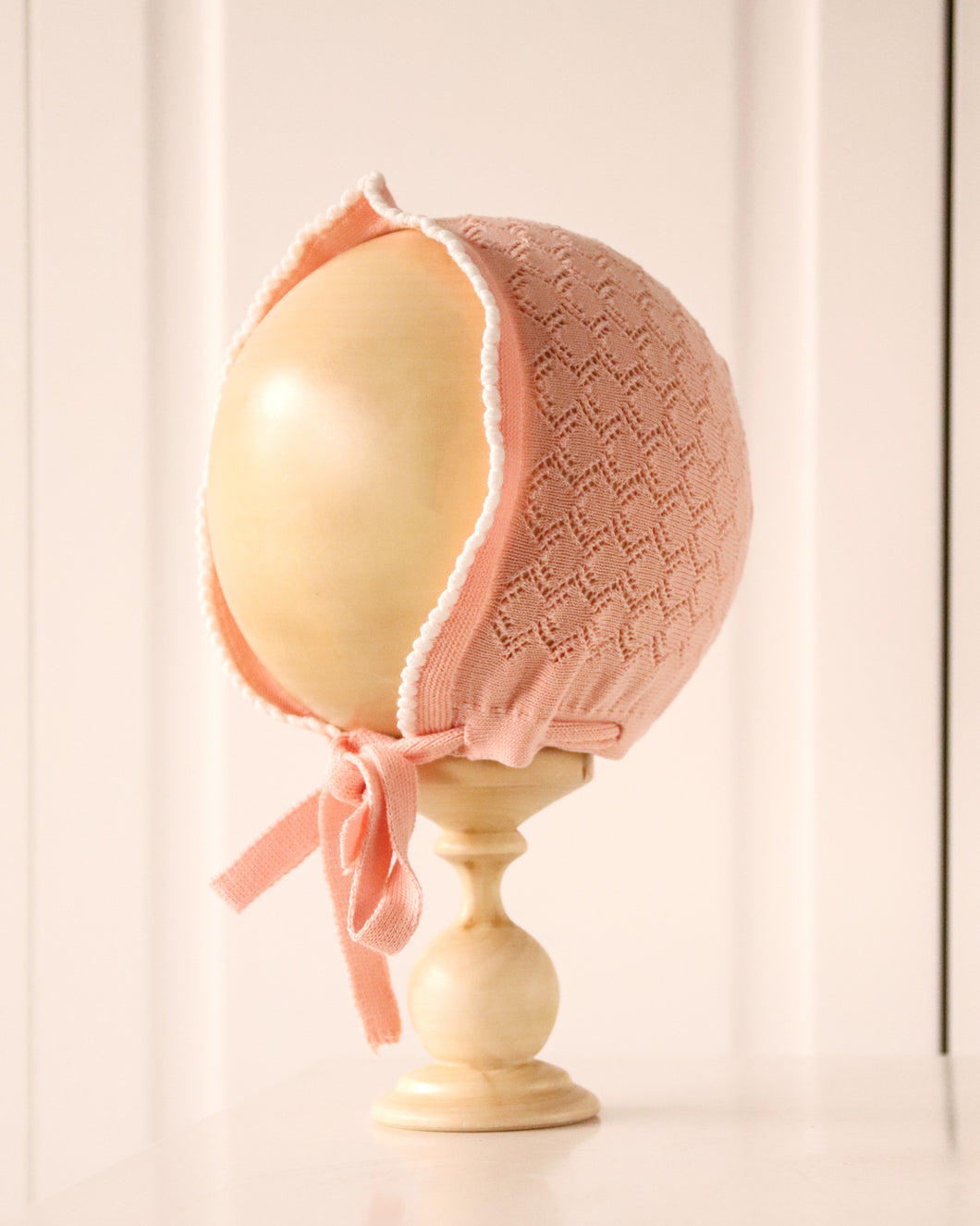 1123 dusty pink  Baby Girl Hat