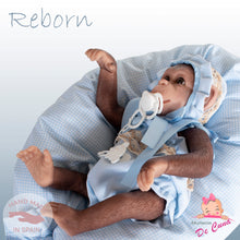 Charger l&#39;image dans la galerie, 36402 Lolo Reborn Monkey Glam blue Spanish Outfit
