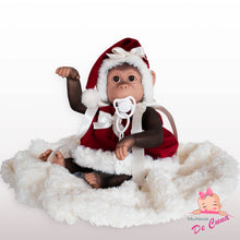 Charger l&#39;image dans la galerie, 36403 Lolita Reborn Monkey in Christmas Dress
