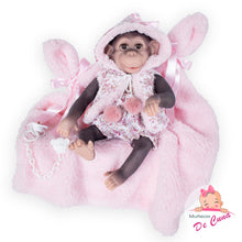 Charger l&#39;image dans la galerie, 36501 Kuka Reborn Monkey in Pink Outfit
