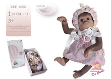 Load image into Gallery viewer, 36302 Kiki SILICON Monkey Pink Dress
