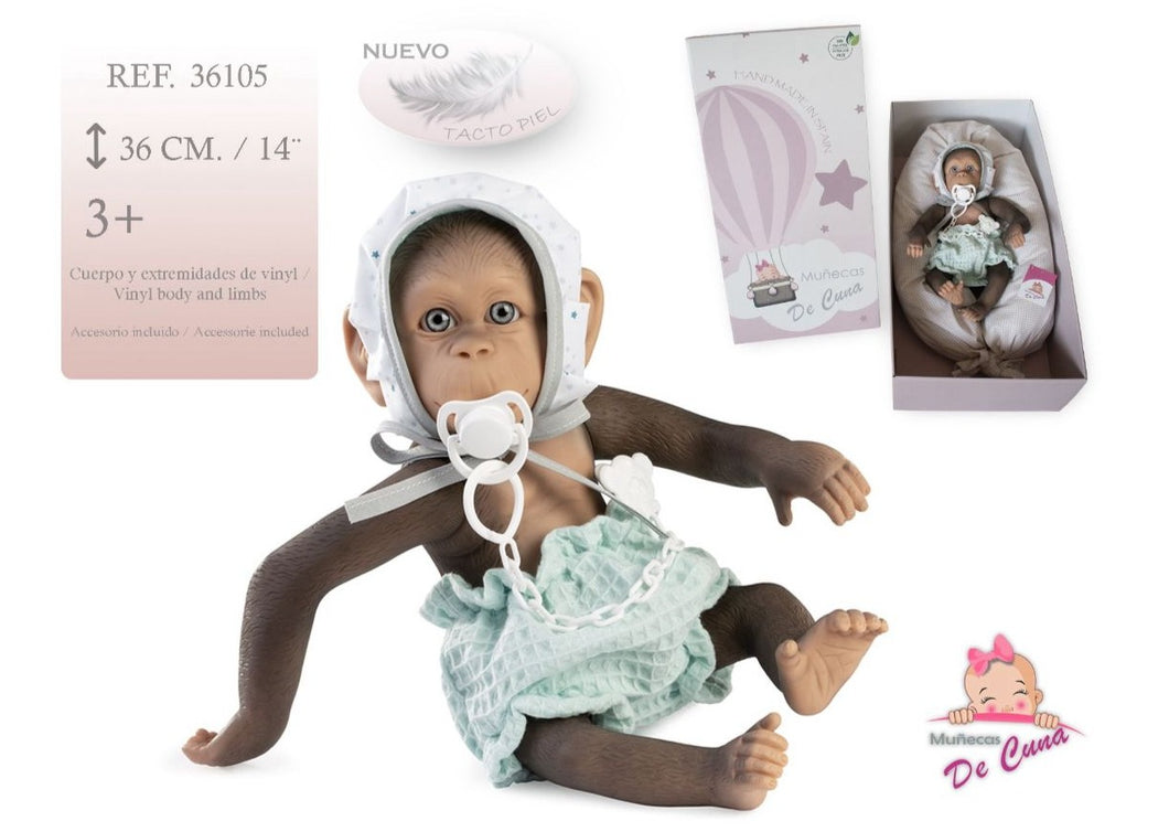 36105  Lolo SILICON Monkey Mint Outfit