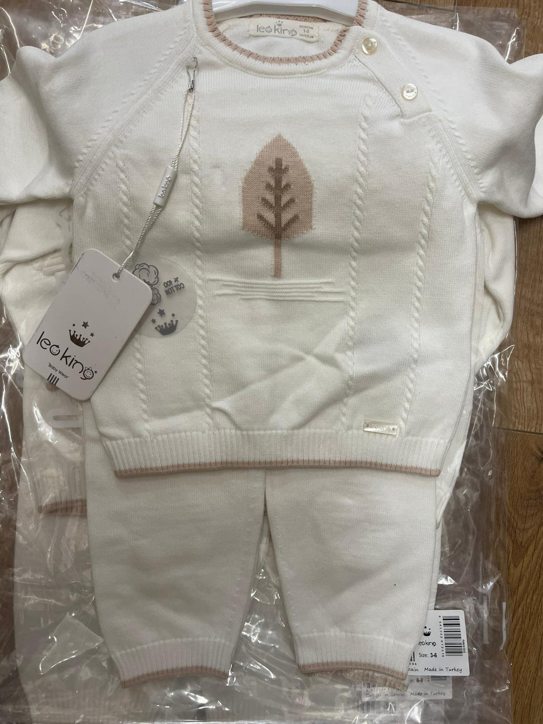 8391-B Conjunto Niño Punto Azul Bebé