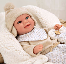 Cargar imagen en el visor de la galería, 60826 Babyto Beige Elegance Doll (WEIGHTED DOLL)
