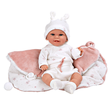 Charger l&#39;image dans la galerie, 60829 Babyto Beige Elegance Doll (WEIGHTED DOLL)
