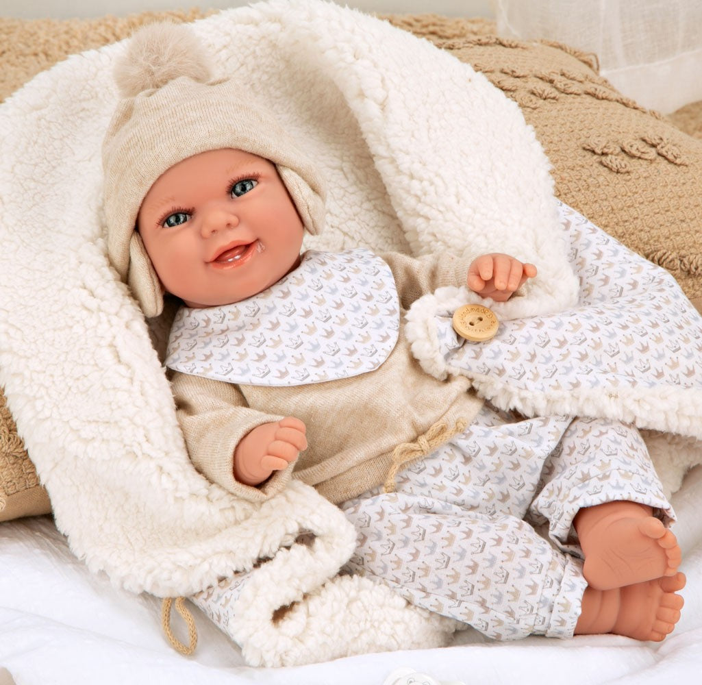 60826 Babyto Beige Elegance Doll (WEIGHTED DOLL)