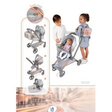 Cargar imagen en el visor de la galería, 81777 Convertible 3x1 Doll&#39;s Pram Cityx Collection
