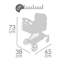 Cargar imagen en el visor de la galería, 81777 Convertible 3x1 Doll&#39;s Pram Cityx Collection
